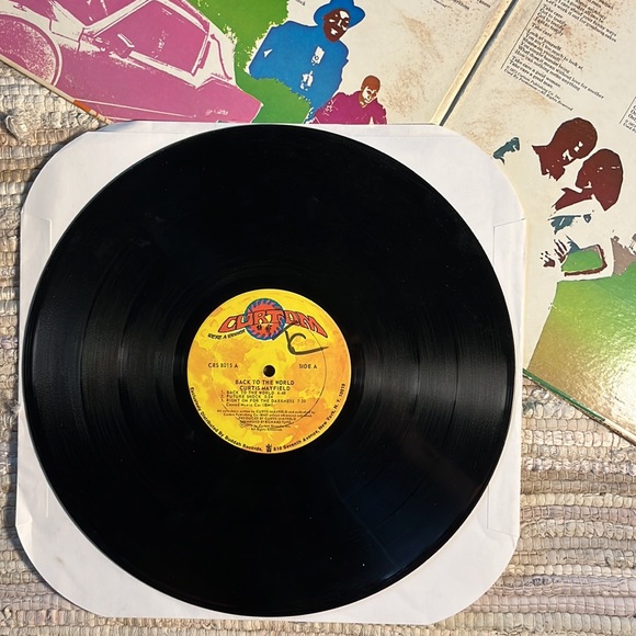 Curtis Mayfield - “Back To The World” Vinyl LP - Picture 3 of 5
